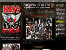 Tablet Screenshot of kissarmychile.cl